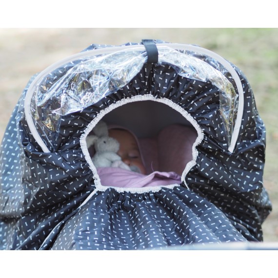 rain cover with cap