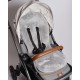 Sheepskin seatliner for stroller.