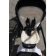 Super soft lamb skin liner for stroller. Universal.